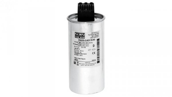 Kondensator 3,15kvar 440V Cn=3x17,26µF In=3x4,14A