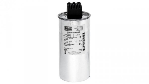 Kondensator 4kvar 440V Cn=3x21,92µF In=3x5,25A