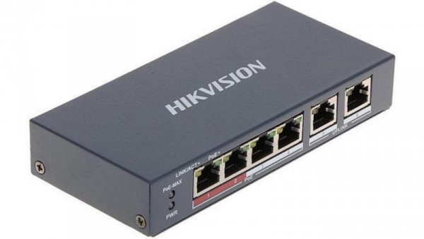 Switch POE DS-3E0106P-E/M 6-portowy HIKVISION