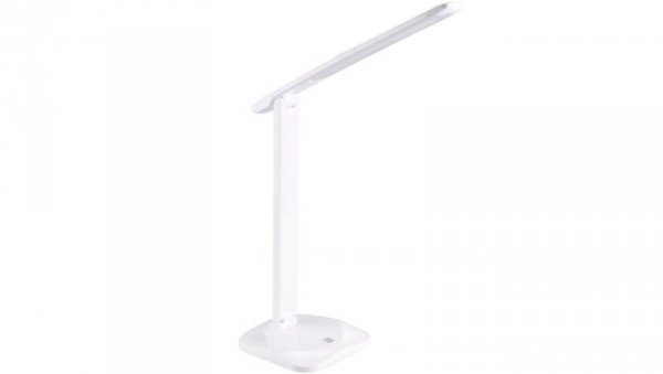 Lampka Biurkowa LED 8W CCT 3in1 3000-6500K Biała TOLEDO Goldlux
