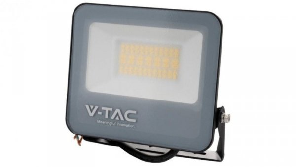 Naświetlacz, projektor LED SMD 30W 5550lm 6500K IP65 czarna CW barwa zimna V-TAC VT-4435