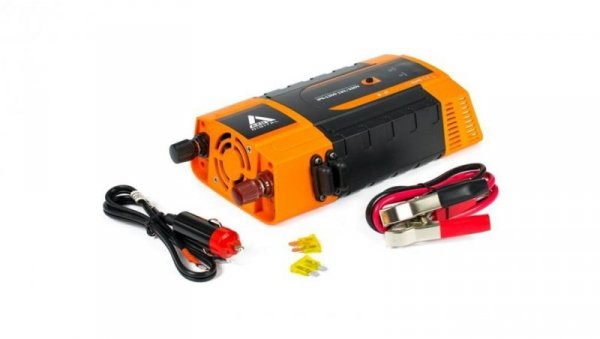 Samochodowa przetwornica napięcia 12V / 230V SINUS modyfikowany 600/1200W AZO Digital IPS-1200