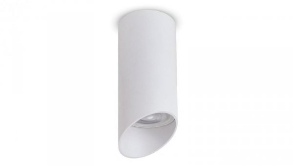 Oprawa natynkowa / tuba Maclean, punktowa, okrągła, aluminiowa, GU10, 55x130mm, kolor biały, MCE360 W