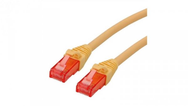 ROLINE UTP Patchcord Cat.6 Component Level, LSOH, żółty, 15 m
