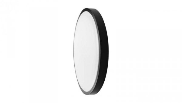 Plafoniera LED 24W 2500lm 4000K Dioda SAMSUNG IP44 Okrągła fi295 Mleczny Czarna Ramka 5 Lat Gwarancji 76371-24