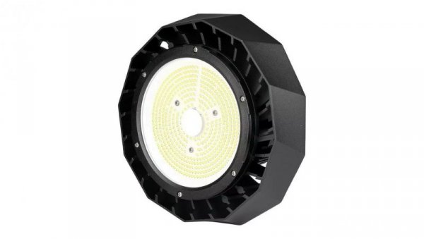 Oprawa przemysłowa LED SMD 100W 18000lm 6000K IP65 czarna barwa CW biała zimna IK08 HighBay V-TAC SAMSUNG VT-9-108 5 LAT GWARANC