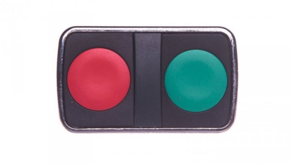 Napęd przycisku podwójny zielony/czerwony z samopowrotem ZB4BA7340