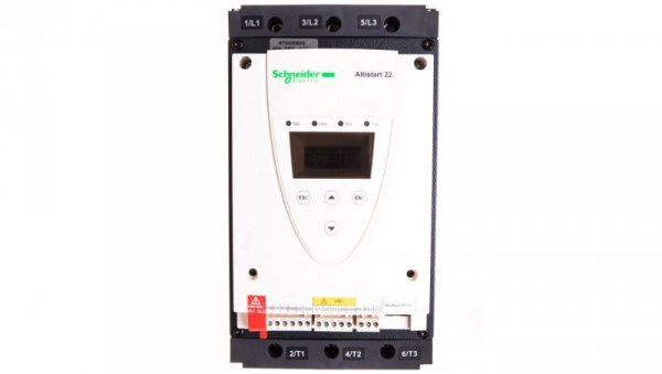 Softstart 3-fazowy 230-440VAC 62A 15/30kW 230/400V Altistart ATS22D62Q