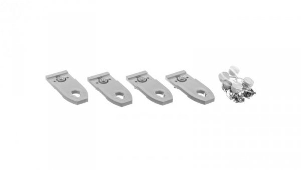 Zestaw 4 plastikowych uchwytów do montażu na ścianie rozdzielnic IP43 020150