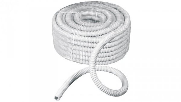 Rura spiralna wysokoelastyczna szara PVC fi16 ECGFE16 /30m/