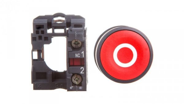 Przycisk sterowniczy 22mm czerwony 1R z samopowrotem XB5AA4322