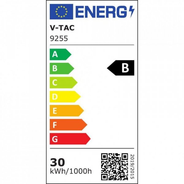 Projektor LED V-TAC 30W 185Lm/W Czarny VT-4435 4000K 5550lm