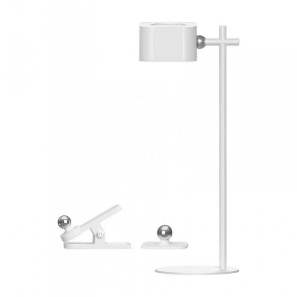 Lampka Biurkowa V-TAC 4w1 35cm Kinkiet Klips Latarka 3W LED CCT Biała VT-10115 3000K-6000K 300lm