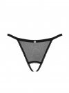 Stringi Obsessive Celia Noir Crotchless Thong