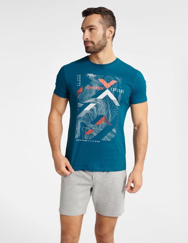 Piżama męska Henderson Core 40677 Flux M-2XL