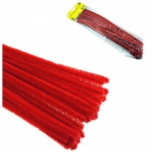 DRUCIKI DEKORACYJNE KREATYWNE 30szt CZERWONE