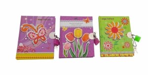 PAMIĘTNIK Z KŁÓDKĄ 50K MIX OKŁADEK A6 1 SZTUKA