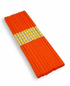 DUŻY ZESTAW DLA PRZEDSZKOLI 10X BIBUŁA 50X200 cm DO&DECO POMARAŃCZOWA