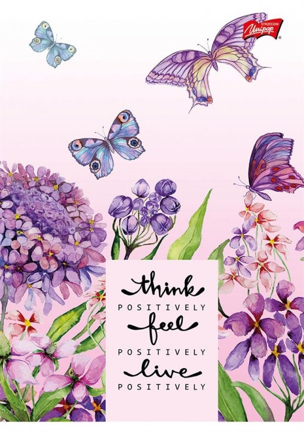 ZESZYT W LINIĘ 32 KARTKI POSITIVITY 6977