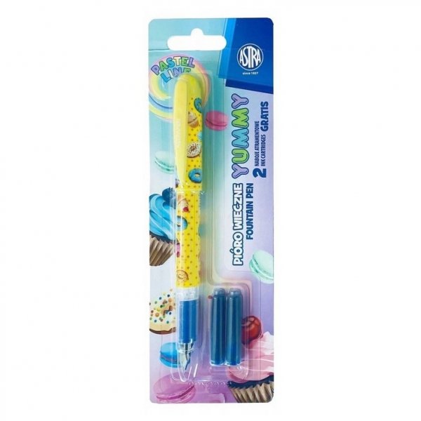 WIECZNE PIÓRO PASTEL LINE + 2 NABOJE 7303