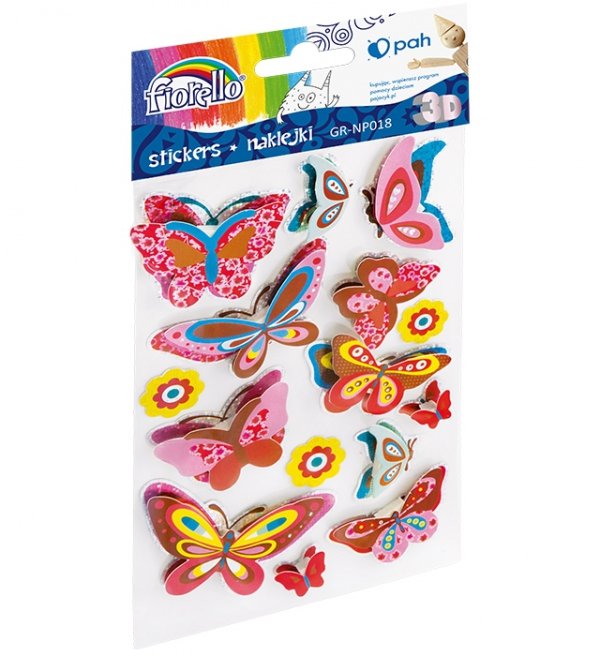 Naklejki dekoracyjne 3D Fiorello GR-NP018 motyle 8823