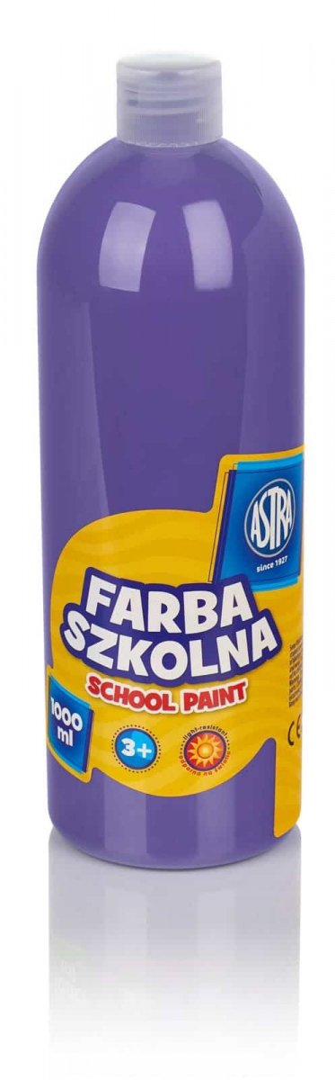 Farba szkolna FIOLETOWA ASTRA 1000ml