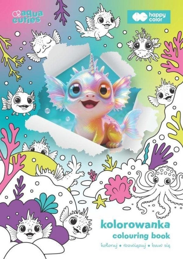 Kolorowanka Aqua Cuties A4 HAPPY COLOR0565