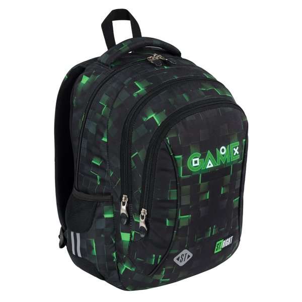 ZESTAW PLECAK 3 KOMOROWY PIÓRNIK WOREK NA OBUWIE GREEN GAME