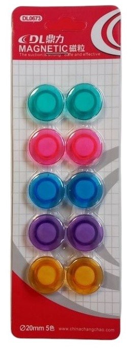 MAGNESY DO TABLICY 20mm 10szt