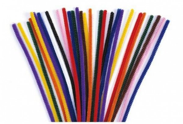 DRUCIKI DEKORACYJNE KREATYWNE 24 szt MIX KOLORÓW