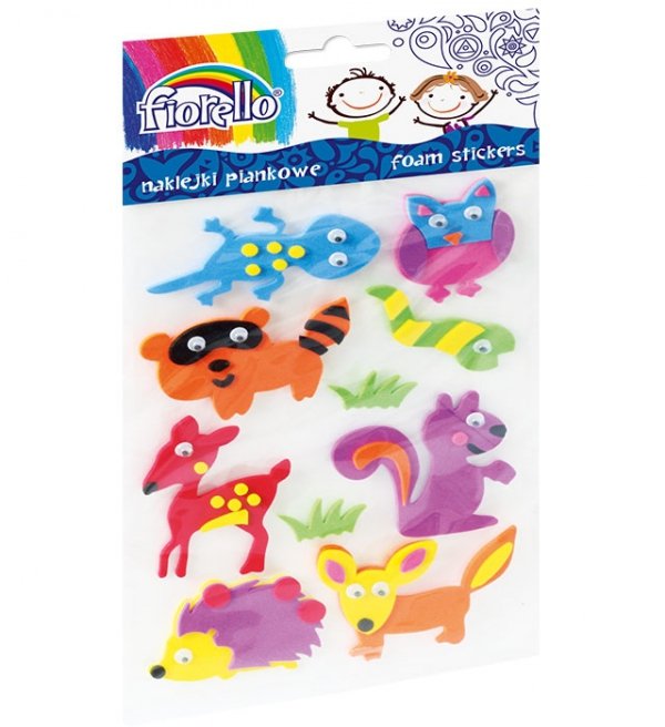 Naklejki piankowe Fiorello GR-NP133 zwierzęta leśne 8304