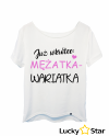 Koszulka Damska Już wkrótce MĘŻATKA-WARIATKA