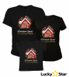 Komplet rodzinny koszulka/body Świąteczny dom NazwiskoTeam