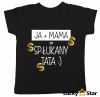 Koszulka dziecięca JA + MAMA = Spłukany TATA