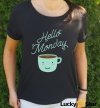 Koszulka Damska oversize Hello Monday !!!