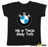 Koszulka dziecięca BMW idę w Twoje ślady Tato