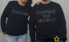 Bluzy dla Par Change the world TOGETHER