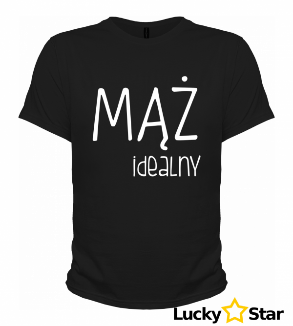 Zestaw koszulek dla par ŻONA IDEALNA MĄŻ IDEALNY