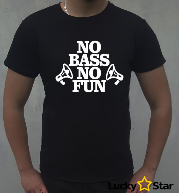Koszulka Męska No bass no fun
