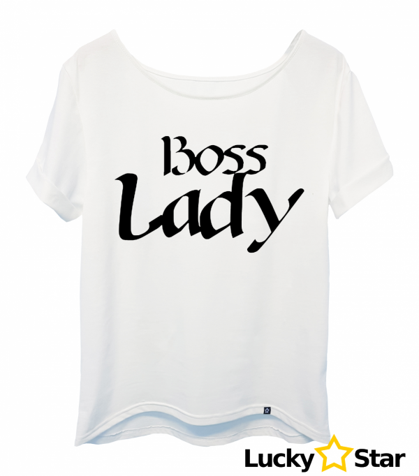 Koszulka Damska oversize Boss Lady