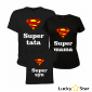 Zestaw Koszulek SUPER MAMA, TATA, SYN 