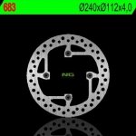 NG683 TARCZA HAMULCOWA SHERCO 250/300/450/510 (240X112X4) (4X10,5MM) 