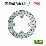 NG TARCZA HAMULCA TYŁ KX/KXF (04-12) NG799 