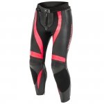 REBELHORN SPODNIE SKÓRZANE REBEL LADY PINK/BLACK 