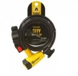 AUVRAY CITY Linka spiralna 15mm z zamkiem i uchwyt 