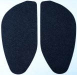 Tankpad Antypoślizgowy 2 Części RG Racing Suzuki Gsx-R 600 / 750 Srad 96-00 Black 