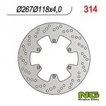 NG TARCZA HAMULCOWA PRZÓD YAMAHA TT 600R (98-04) NG314 