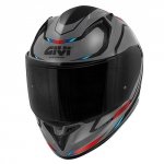 GIVI KASK INTEGRALNY 50.8 MACH 1 Z BLĘDĄ SZARY MAT 