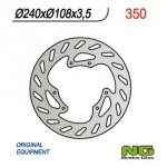 NG350 TARCZA HAMULCOWA YAMAHA DT 50R 03-08 (240x108x3,5) 