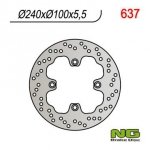 NG TARCZA HAMULCOWA TYŁ KAWASAKI ZZR 600 93-03, ZR7 98-03, ZR 550 NG637 